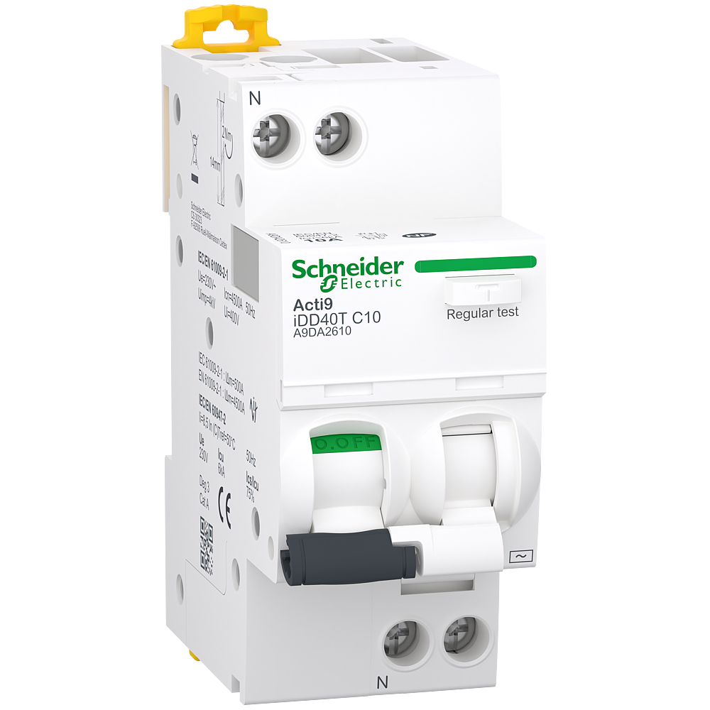 iDD40T 1P+N 10A 30mA AC 6kA